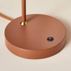 20" Metal Task Lamp With USB Port Terracotta Brown (Includes LED Light Bulb) - Hearth & Hand™ With Magnolia -Art Wall Deals Store GUEST 009de372 e973 4433 b4c3 9d6014567bba