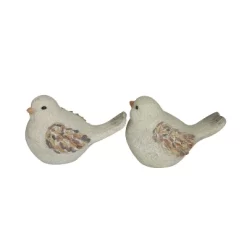 Set Of 2 Magnesium Oxide Farmhouse Birds Garden Sculpture Gray - Olivia & May -Art Wall Deals Store GUEST 0208374a 0cbf 4dea 96e0 7a81567aedc5