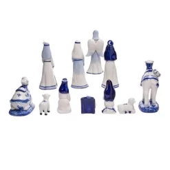 Kurt Adler 1.97-6.7 Inch Porcelain Delft Blue Nativity Set, 11-Piece Set 6 Kurt Adler 1.97-6.7 Inch Porcelain Delft Blue Nativity Set, 11-Piece Set -Art Wall Deals Store GUEST 038fcd35 9d71 4c33 90e3 cb370b9aa484