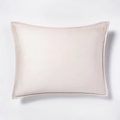 Heavyweight Linen Blend Quilt Pillow Sham - Casaluna™ 3 Heavyweight Linen Blend Quilt Pillow Sham - Casaluna™ - Image 3