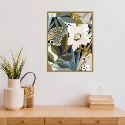 18" X 24" Floral Symphony I By Eva Watts Framed Canvas Wall Art - Amanti Art -Art Wall Deals Store GUEST 051e3175 2f2d 44ea b5f6 dc8bd7ee7493