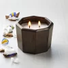 Octagonal Ceramic Cashmere & Suede Fall Jar Candle Metallic Bronze - Hearth & Hand™ With Magnolia