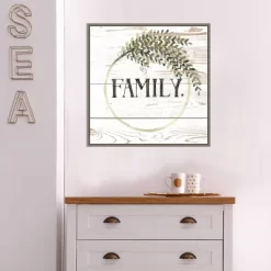 22" X 22" Family Farmhouse II By Grace Popp Framed Canvas Wall Art Gray Wash - Amanti Art -Art Wall Deals Store GUEST 069a6432 dd60 45db 8e6b 0cb3d9f089ac