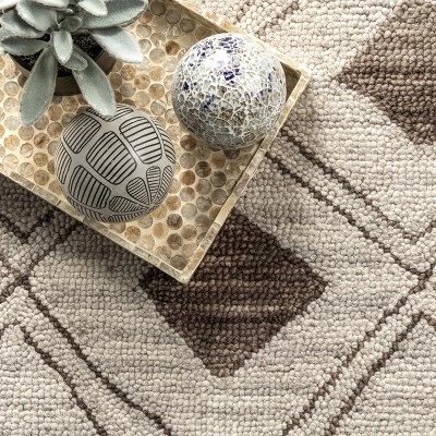 Arvin Olano X RugsUSA - Coco Trellis Wool Area Rug 5 Arvin Olano X RugsUSA - Coco Trellis Wool Area Rug - Image 5