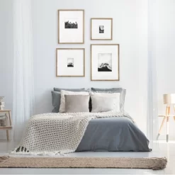 19.24" X 25.24" Matted To 8" X 10" Gallery Frame Natural Wood - Threshold™ Designed With Studio McGee -Art Wall Deals Store GUEST 084527e0 0409 4e56 8136 8a42a3a112fa