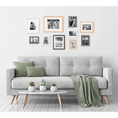 10pc Bordeaux Frame Boxs White/Black/Natural Wood - Kate & Laurel All Things Decor 5 10pc Bordeaux Frame Boxs White/Black/Natural Wood - Kate & Laurel All Things Decor - Image 5