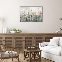 33" X 23" Rustic Garden By Danhui Nai Framed Canvas Wall Art Print - Amanti Art -Art Wall Deals Store GUEST 0b3d6185 3483 4153 8615 6841d1607593