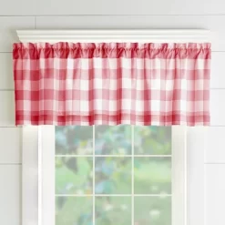 Farmhouse Living Buffalo Check Window Valance - 60" X 15" - Elrene Home Fashions -Art Wall Deals Store GUEST 0baa1a7f d76c 44ff 88cd 4030d1c85b27