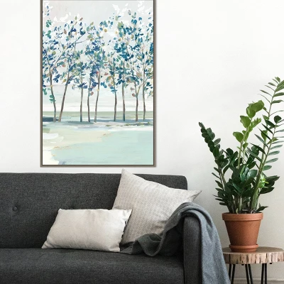 22" X 33" Blue Tree Ridge I By Isabelle Z Framed Canvas Wall Art Gray Wash - Amanti Art 6 22" X 33" Blue Tree Ridge I By Isabelle Z Framed Canvas Wall Art Gray Wash - Amanti Art - Image 6