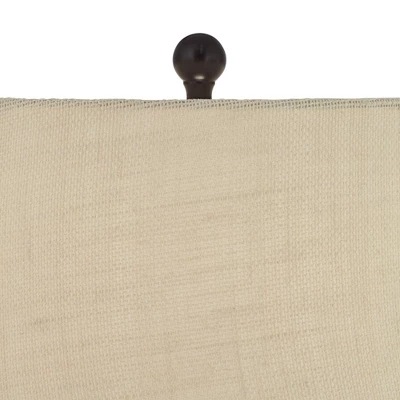 360 Lighting San Carlos Modern Coastal Table Lamp 29" Tall Natural Rattan Wicker Oatmeal Fabric Drum Shade For Bedroom Living Room Bedside Nightstand 2 360 Lighting San Carlos Modern Coastal Table Lamp 29" Tall Natural Rattan Wicker Oatmeal Fabric Drum Shade For Bedroom Living Room Bedside Nightstand - Image 2