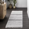 NuLOOM Seraphina Mottled Stipe Cotton Tassel Area Rug