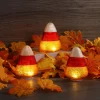 Mr. Halloween Mercury Glass LED Candy Corn Lights - 5"- Set Of 3