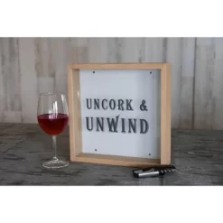 "Uncork & Unwind" Wooden Cork Holder Shadow Box - Foreside Home & Garden 11 "Uncork & Unwind" Wooden Cork Holder Shadow Box - Foreside Home & Garden -Art Wall Deals Store GUEST 0eda6a5c 3ab3 45ee 9f75 cbaaf9b7f20b