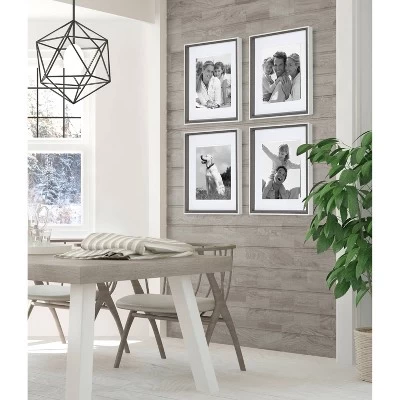 11" X 14" Gibson Wall Frame Set Gray - Kate & Laurel All Things Decor 5 11" X 14" Gibson Wall Frame Set Gray - Kate & Laurel All Things Decor - Image 5