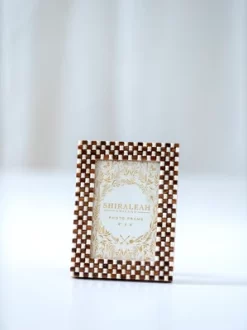 Shiraleah Roma Check 4" X 6" Picture Frame