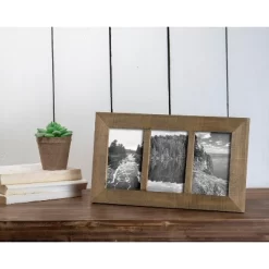 Natural Wood 4 X 6 Inch Decorative Wood Picture Frame - Holds Three 4x6 Photos - Foreside Home & Garden 13 Natural Wood 4 X 6 Inch Decorative Wood Picture Frame - Holds Three 4x6 Photos - Foreside Home & Garden -Art Wall Deals Store GUEST 14af09e0 e5c9 46b9 b34c 7b08143fd22f