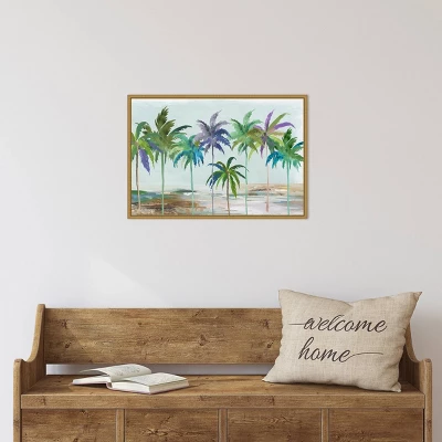 23" X 16" Tropical Dream By Asia Jensen Framed Canvas Wall Art - Amanti Art 4 23" X 16" Tropical Dream By Asia Jensen Framed Canvas Wall Art - Amanti Art - Image 4