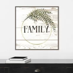 22" X 22" Family Farmhouse II By Grace Popp Framed Canvas Wall Art Gray Wash - Amanti Art -Art Wall Deals Store GUEST 18d5050a 0943 491d bc87 edc60e10e7d6