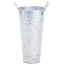 Farmlyn Creek 4-Pack 10-Inch Galvanized Flower Buckets With Handles, Metal Floral Vases For Fresh Flowers And Dried Floral Table Arrangements -Art Wall Deals Store GUEST 1922c7cf 66a8 4219 bd6f 6d8dfd8ddcb1
