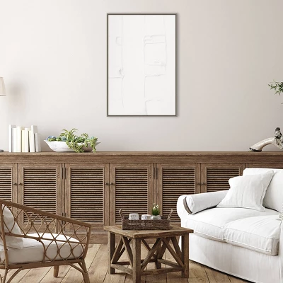 23" X 33" Mud Texture II By 1x Studio Framed Canvas Wall Art Print - Amanti Art 2 23" X 33" Mud Texture II By 1x Studio Framed Canvas Wall Art Print - Amanti Art - Image 2