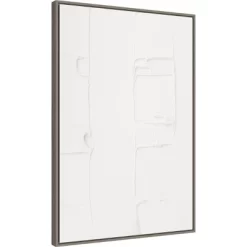 23" X 33" Mud Texture II By 1x Studio Framed Canvas Wall Art Print - Amanti Art