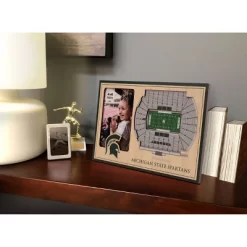 4" X 6" NCAA Michigan State Spartans 3D StadiumViews Picture Frame