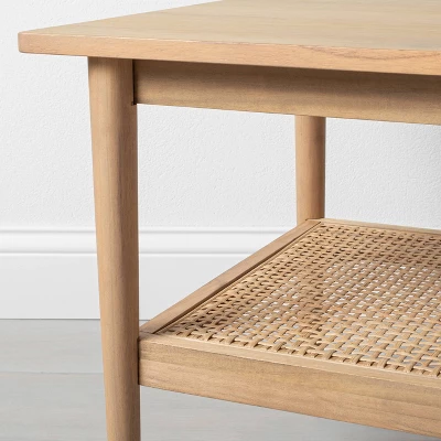 Wood & Cane Coffee Table - Hearth & Hand™ With Magnolia 1 Wood & Cane Coffee Table - Hearth & Hand™ With Magnolia