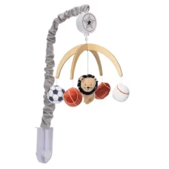 Lambs & Ivy Hall Of Fame Lion/Sports Balls Musical Baby Crib Mobile Soother Toy -Art Wall Deals Store GUEST 1fa24947 b0d8 4628 aaa6 2126fbc8dd6a