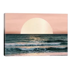 Ocean Beach Sunset By Nature Magick Unframed Wall Canvas - ICanvas -Art Wall Deals Store GUEST 22979c52 6451 4561 9cec 7095db37b212