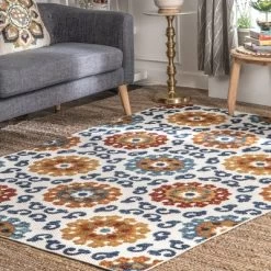 NuLOOM Indoor/Outdoor Transitional Aurora Patio Area Rug