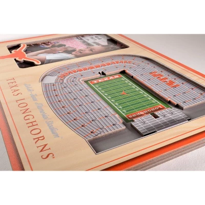 4" X 6" NCAA Texas Longhorns 3D StadiumViews Picture Frame 2 4" X 6" NCAA Texas Longhorns 3D StadiumViews Picture Frame - Image 2
