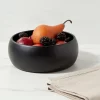 118oz Acacia Modern Serving Bowl Black - Threshold™