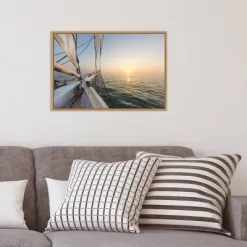 23" X 16" Sunset Cruise On The Western Union Schooner By Chuck Haney Danita Delimont Framed Canvas Wall Art - Amanti Art 13 23" X 16" Sunset Cruise On The Western Union Schooner By Chuck Haney Danita Delimont Framed Canvas Wall Art - Amanti Art -Art Wall Deals Store GUEST 28ef8857 da78 4d90 9760 24100d30c8ca