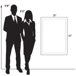 Azar Displays Floating Acrylic Wall Frame With Silver Stand Off Caps: 24" X 36" Graphic Size, Overall Frame Size: 28" X 40", 2-Pack 17 Azar Displays Floating Acrylic Wall Frame With Silver Stand Off Caps: 24" X 36" Graphic Size, Overall Frame Size: 28" X 40", 2-Pack -Art Wall Deals Store GUEST 2befedb7 46d4 4460 ab6a ec2335c5a19b