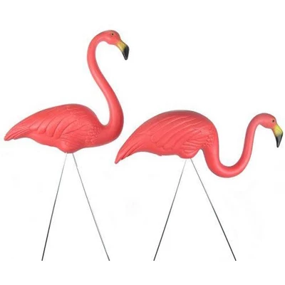Union Products 62360 Outdoor Original Iconic Featherstone Weather Resistant Metal 24 Inch And 34 Inch Flamingo Yard Lawn Ornaments, Set Of 2, Pink 1 Union Products 62360 Outdoor Original Iconic Featherstone Weather Resistant Metal 24 Inch And 34 Inch Flamingo Yard Lawn Ornaments, Set Of 2, Pink