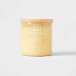 Wellness Jar Citrus And White Oak Candle Yellow - Threshold™ -Art Wall Deals Store GUEST 2ed91f4f 6994 434b 8b99 5124507b0825