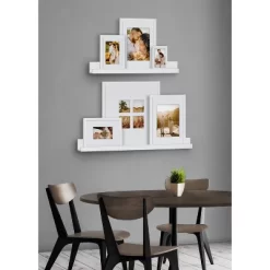 8pc Gallery Frame Box Set White - Kate & Laurel All Things Decor -Art Wall Deals Store GUEST 2ee871a8 686a 4461 b529 77f5734b626b