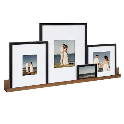 5pc Gallery Frame Box Set Rustic Brown - Kate & Laurel All Things Decor 1 5pc Gallery Frame Box Set Rustic Brown - Kate & Laurel All Things Decor