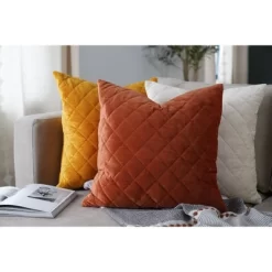 20"x20" Oversize Diamond Velvet Square Throw Pillow - Lush Décor 5 20"x20" Oversize Diamond Velvet Square Throw Pillow - Lush Décor -Art Wall Deals Store GUEST 30aa9ad0 4aea 43bb a797 f8e68152535f