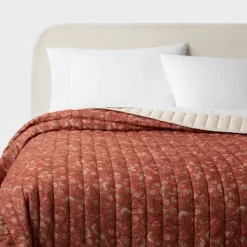 Voile Floral Printed Quilt Bronze - Threshold™ 5 Voile Floral Printed Quilt Bronze - Threshold™ -Art Wall Deals Store GUEST 3424c1ce 85b3 40a5 856c d054b1d8f698