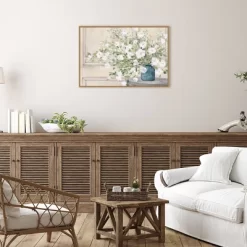 33" X 23" White Bouquet By Julia Purinton Framed Canvas Wall Art Print - Amanti Art 6 33" X 23" White Bouquet By Julia Purinton Framed Canvas Wall Art Print - Amanti Art -Art Wall Deals Store GUEST 353fe545 9922 4e7a bee5 3dec3f914160