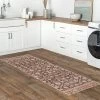 NuLOOM Cathie Persian Floral Machine Washable Area Rug