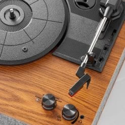 3-Speed Record Player Brown/Gray - Hearth & Hand™ With Magnolia -Art Wall Deals Store GUEST 38f5f3a4 be30 4624 9c9a 3488c5481e06