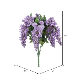 Vickerman 19" Artificial Wisteria Bush -Art Wall Deals Store GUEST 392fb593 c7bd 4799 9a6a 7d7fddf32877