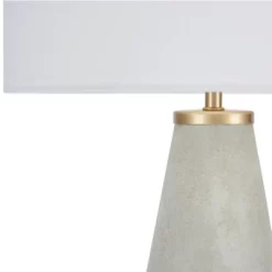 22" Modern Light Grey Cement Table Lamp - Nourison 11 22" Modern Light Grey Cement Table Lamp - Nourison -Art Wall Deals Store GUEST 3a190321 6f6d 467b aa60 c83f0f13dd5b