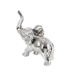 Amazing Animals Porcelain Standing Elephant Sculpture (12") - Olivia & May -Art Wall Deals Store GUEST 3d150172 d083 48f1 8ee5 78dabc44beaf
