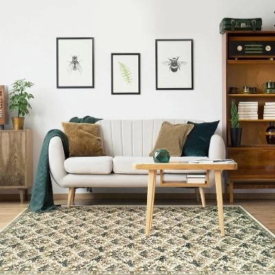 Vintage Bohemian Transitional Casual Farmhouse Rustic Nature Floral Ultra-Soft Durable High-Traffic Indoor Area Rug By Blue Nile Mills 1 Vintage Bohemian Transitional Casual Farmhouse Rustic Nature Floral Ultra-Soft Durable High-Traffic Indoor Area Rug By Blue Nile Mills