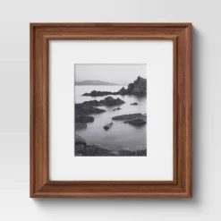 Wood Matted Wall Frame Midtone Woodgrain - Threshold™ -Art Wall Deals Store GUEST 3f9faa5e 1f4c 4781 a5f0 7042971c026a