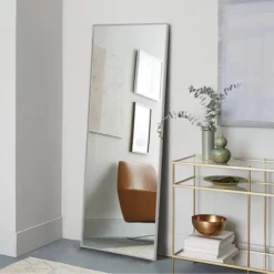 Kohana 64" X 21" Aluminum Alloy Framed Full Length Mirror Wall Mounted Leaning Against The Wall For Bedroom - The Pop Home
