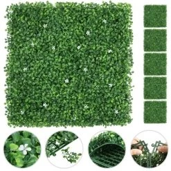 Yaheetech 20" X 20" Artificial Boxwood Hedge Panel Green 17 Yaheetech 20" X 20" Artificial Boxwood Hedge Panel Green -Art Wall Deals Store GUEST 40f87e2f bd1c 4d6f 97d3 279dbae336b3